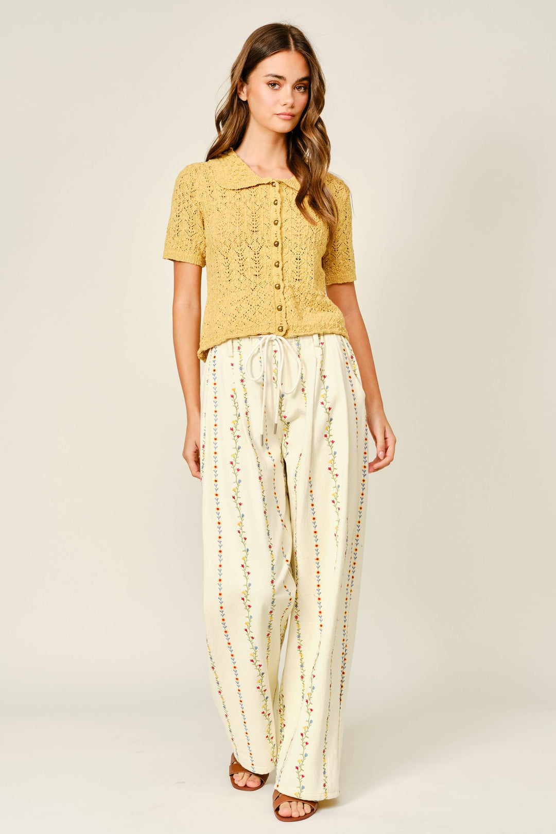 Aaron and Amber | Collared Short Sleeve Open Cardigan