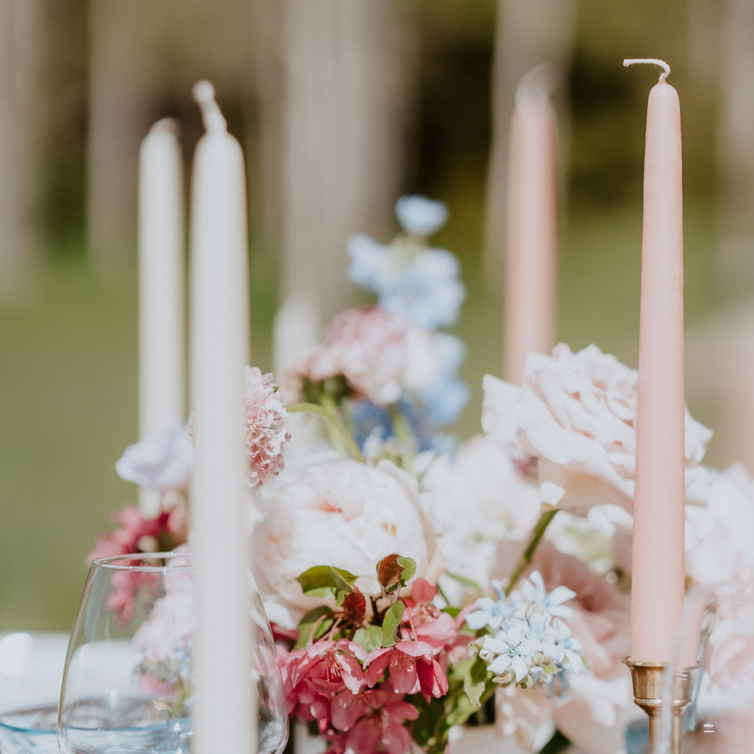 Bluecorn | Beeswax Taper Candles – Dripless & Handmade in USA
