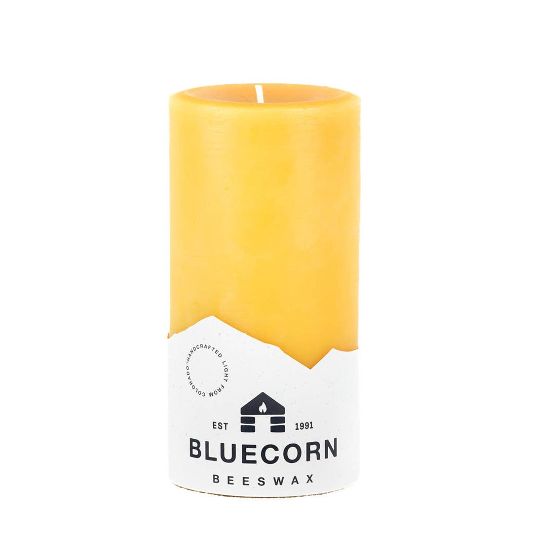 Bluecorn | Pure Beeswax Pillar Candles – Handmade in USA