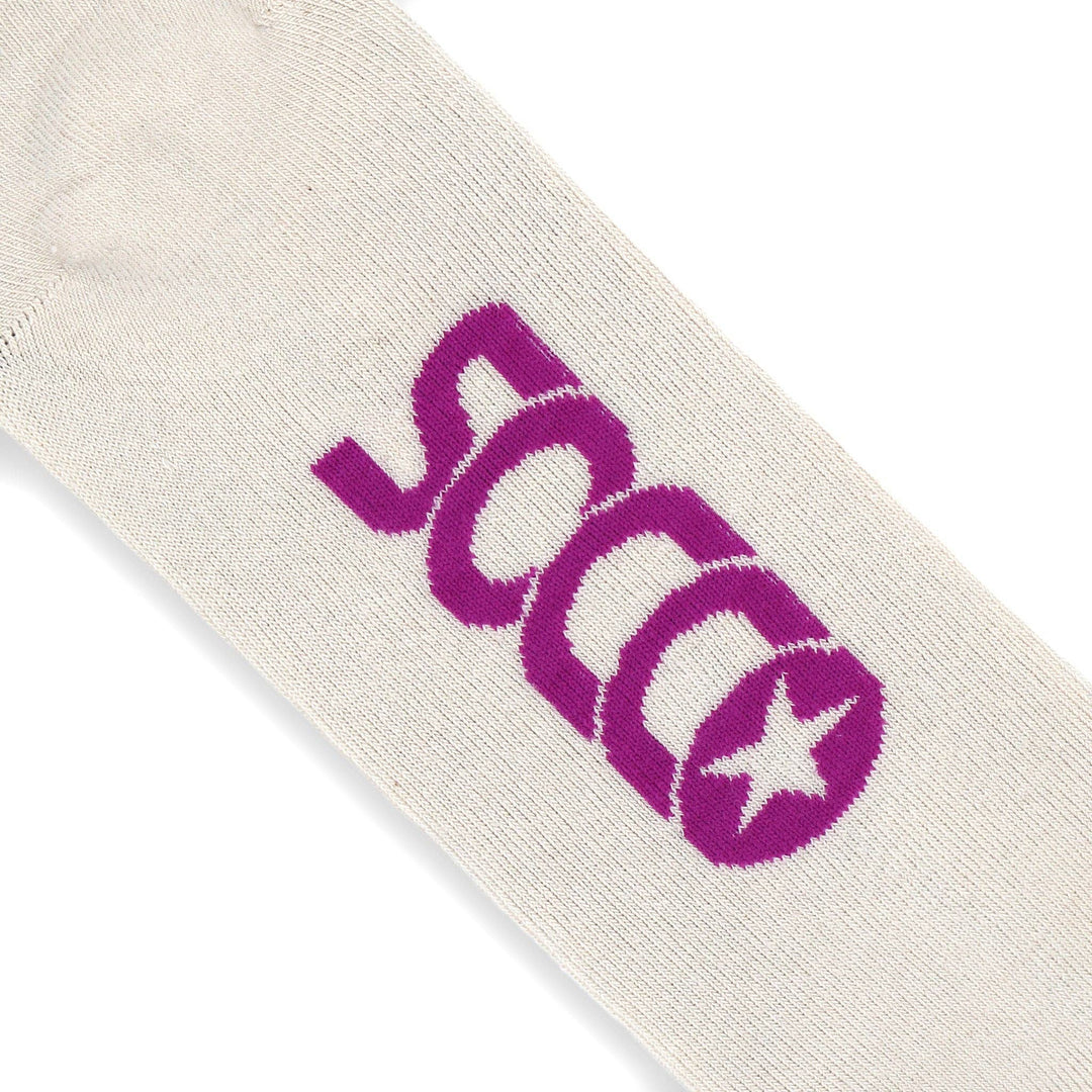 Socco | Berry & Light Blue Striped Socks