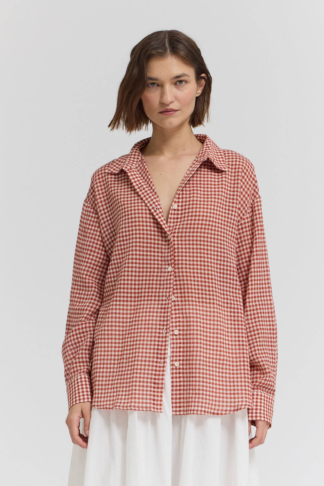 Grade and Gather | Button Up Checkered Shirt