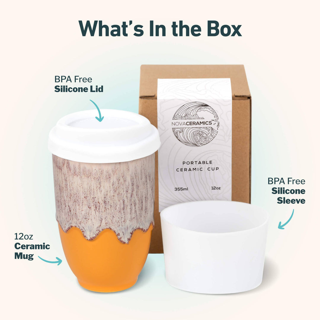 Nova Ceramics | Ceramic Travel Mug – Reusable & Stylish