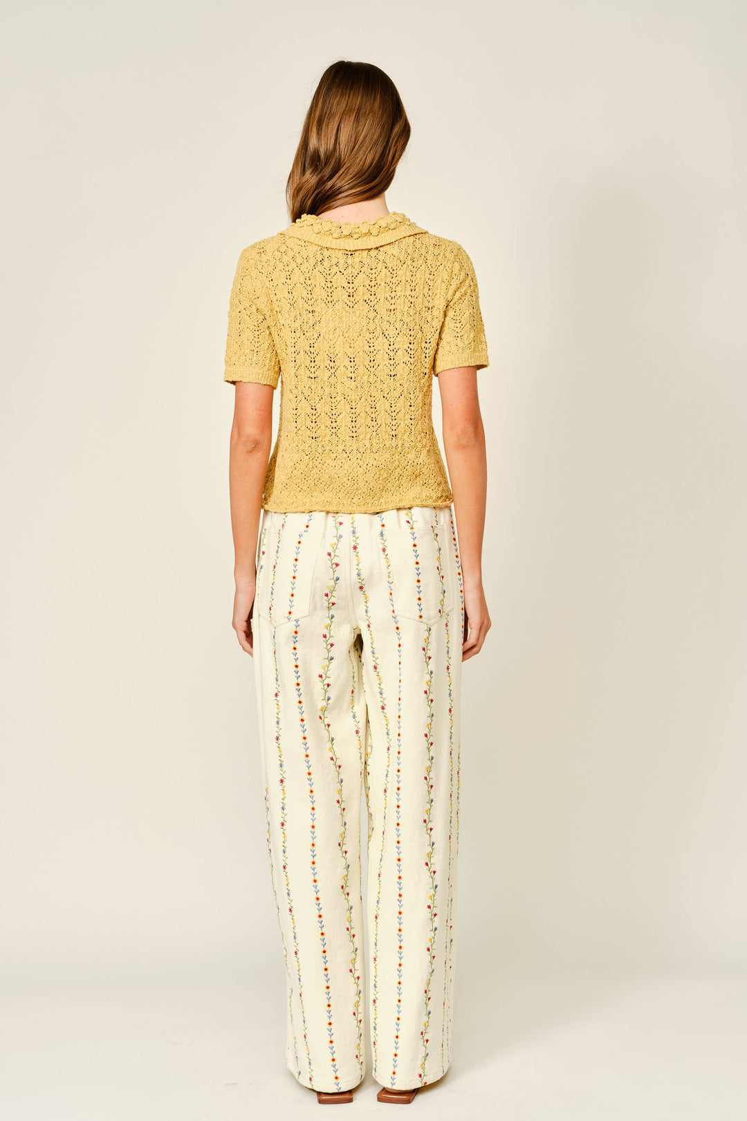 Aaron and Amber | Collared Short Sleeve Open Cardigan