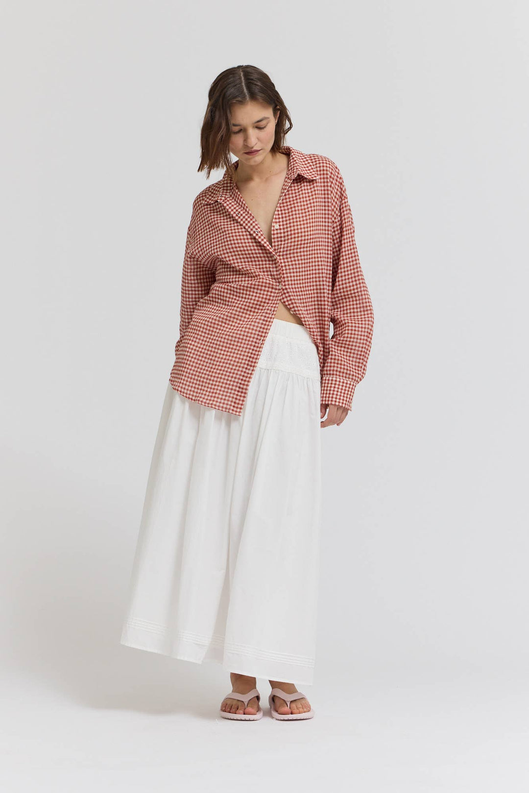 Grade and Gather | Button Up Checkered Shirt