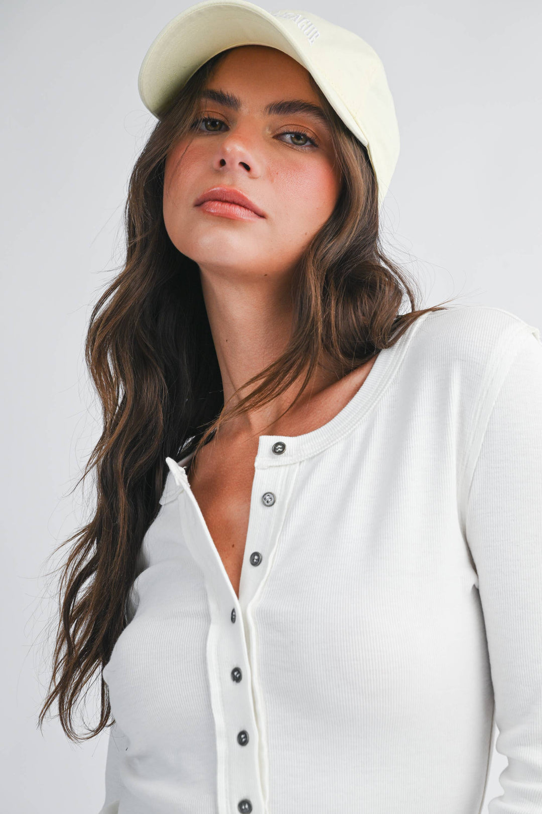 Aemi and Co |Henley Long Sleeve Top