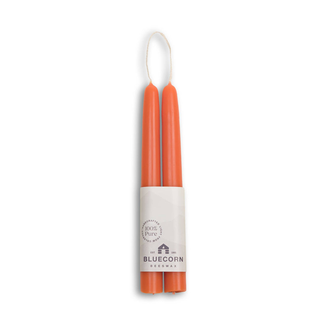 Bluecorn | Beeswax Taper Candles – Dripless & Handmade in USA