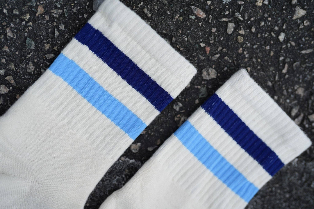 Socco | Shorty's Blue Shades Striped Tube Sock