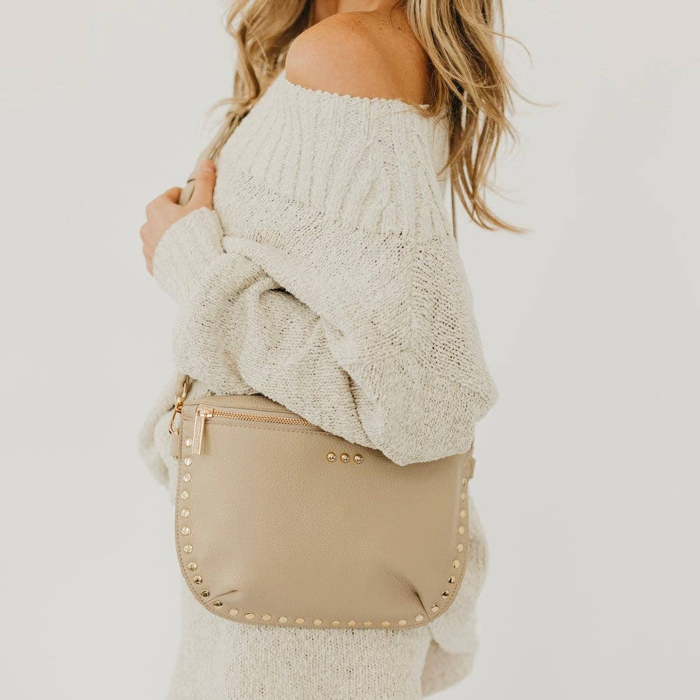 Pretty Simple | Pebble Sabrina Studded Bum Bag