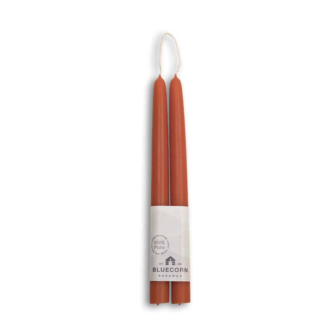 Bluecorn | Beeswax Taper Candles – Dripless & Handmade in USA