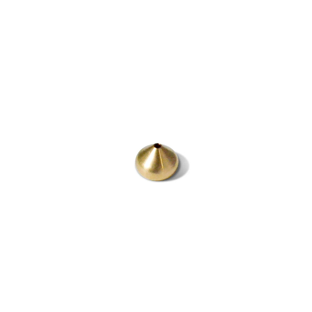Cedar and Myrrh | Medium Waterdrop Brass Incense Holder