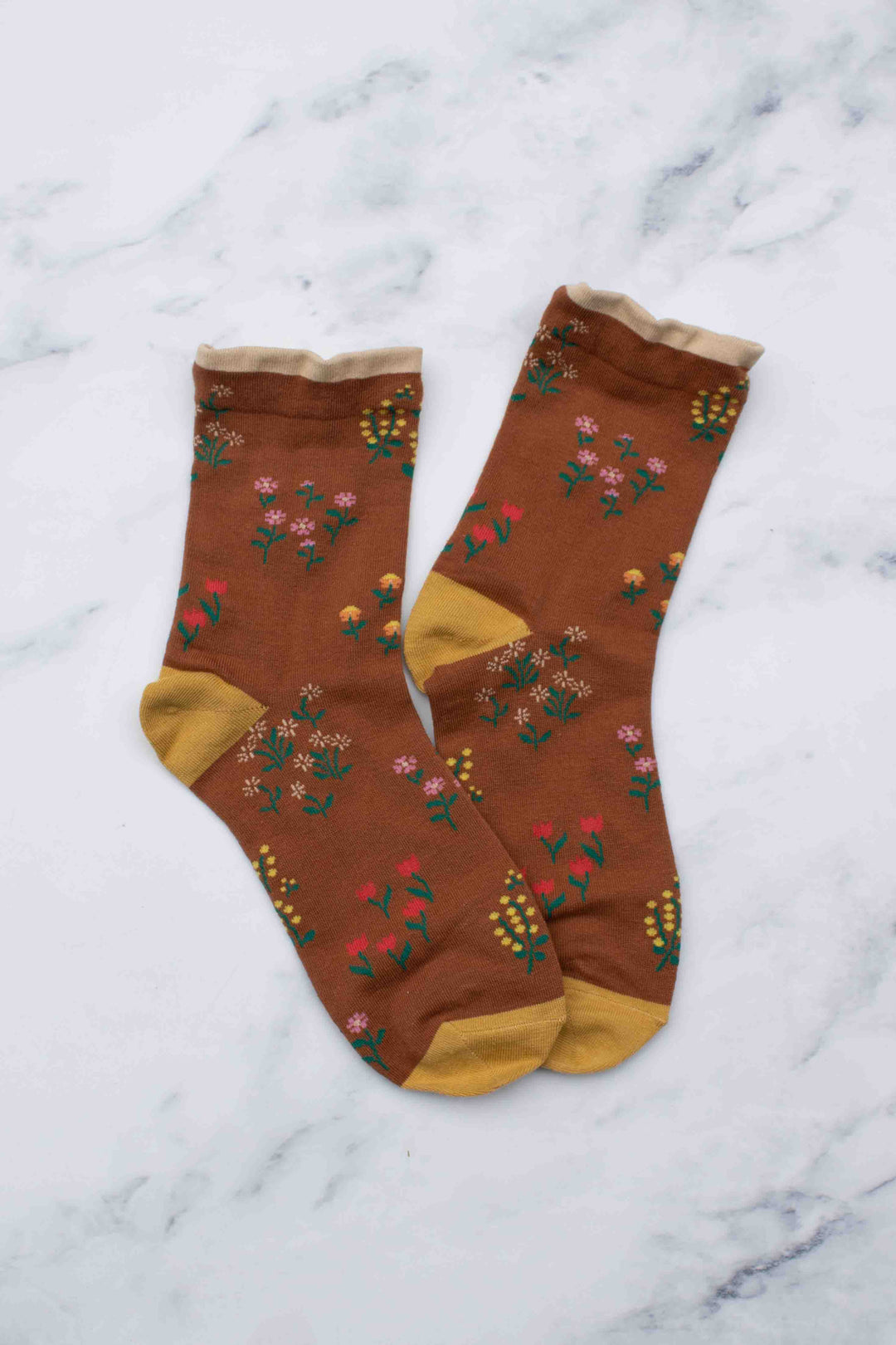 Tiepology | Women's Penelope Floral Casual Socks