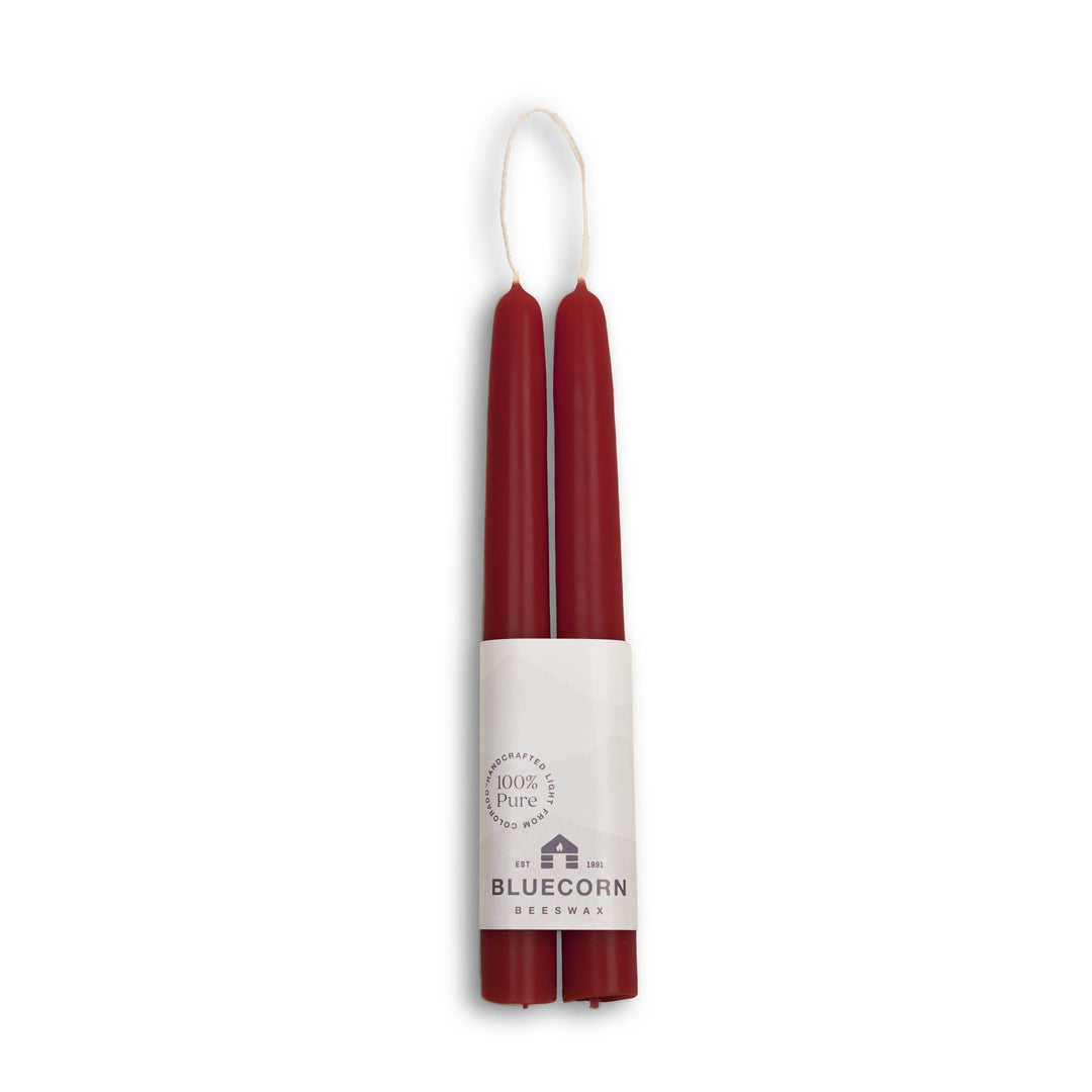 Bluecorn | Beeswax Taper Candles – Dripless & Handmade in USA
