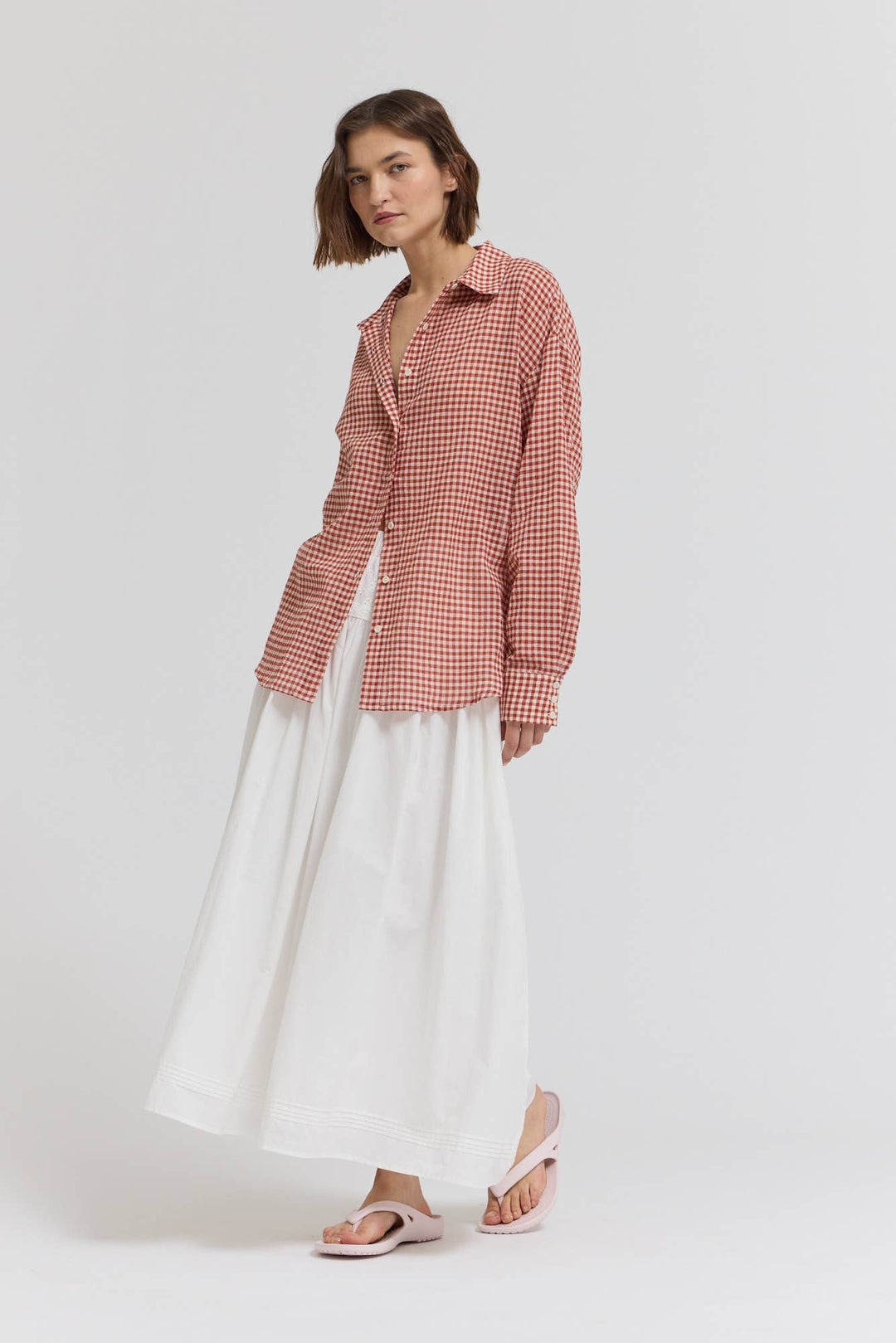 Grade and Gather | Button Up Checkered Shirt