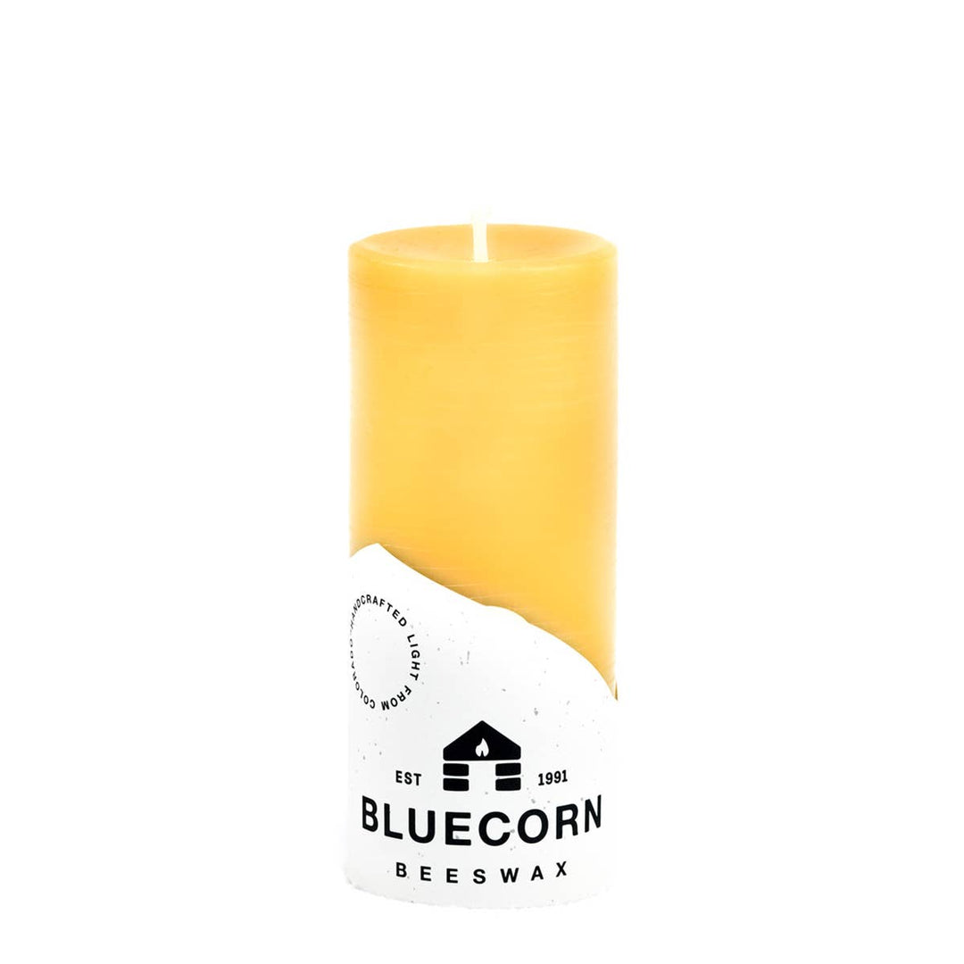 Bluecorn | Pure Beeswax Pillar Candles – Handmade in USA