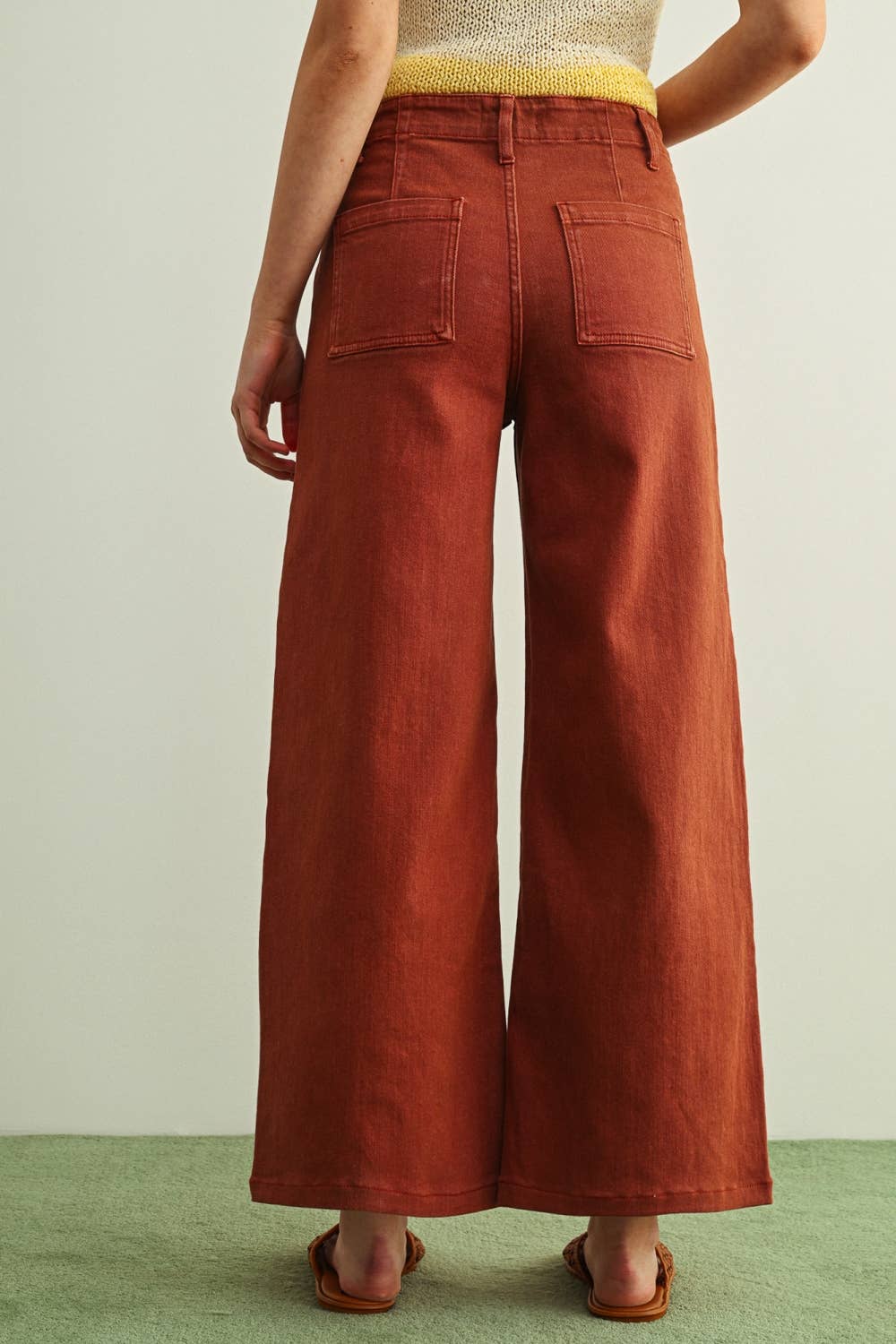 Miou Muse | Washed Color Stretch Pants