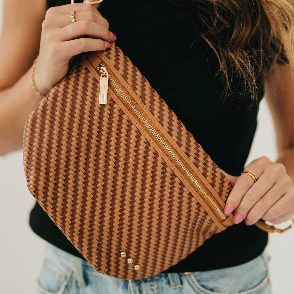 Pretty Simple |Diagonal Woven Westlyn Bum Bag