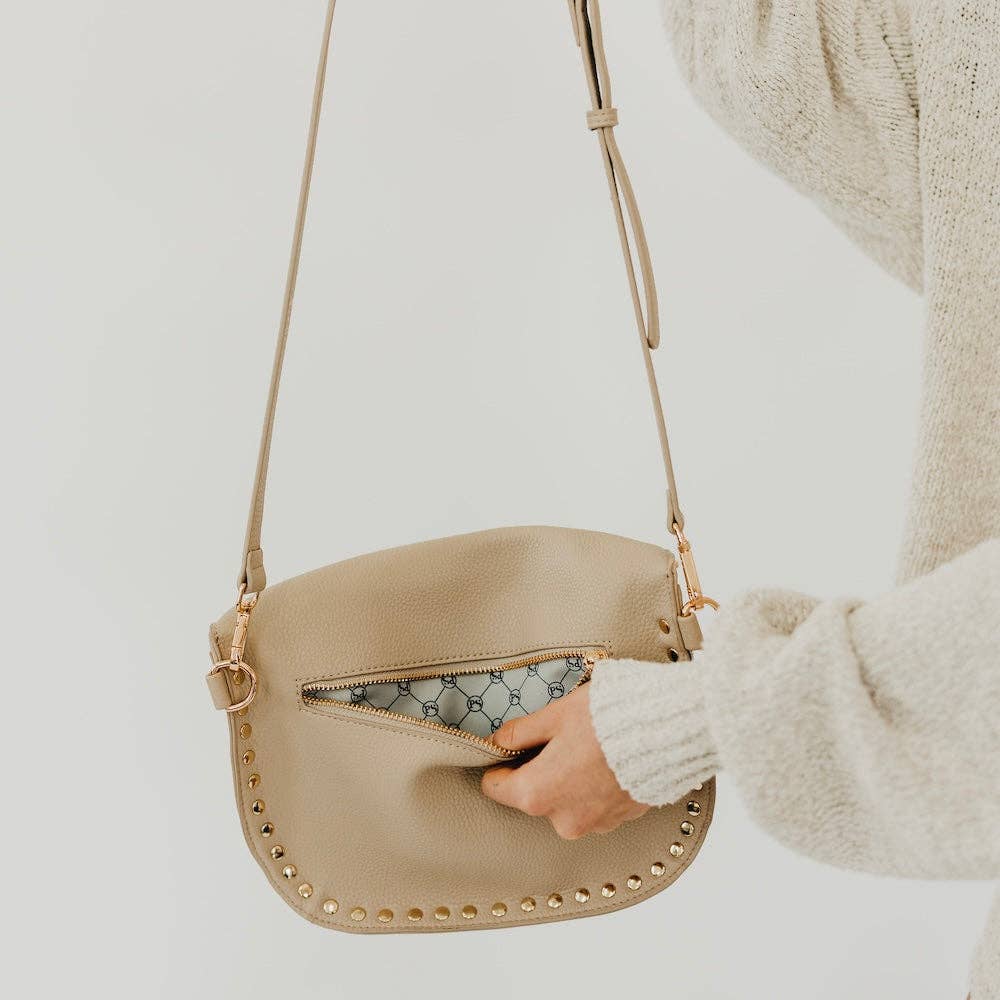 Pretty Simple | Pebble Sabrina Studded Bum Bag