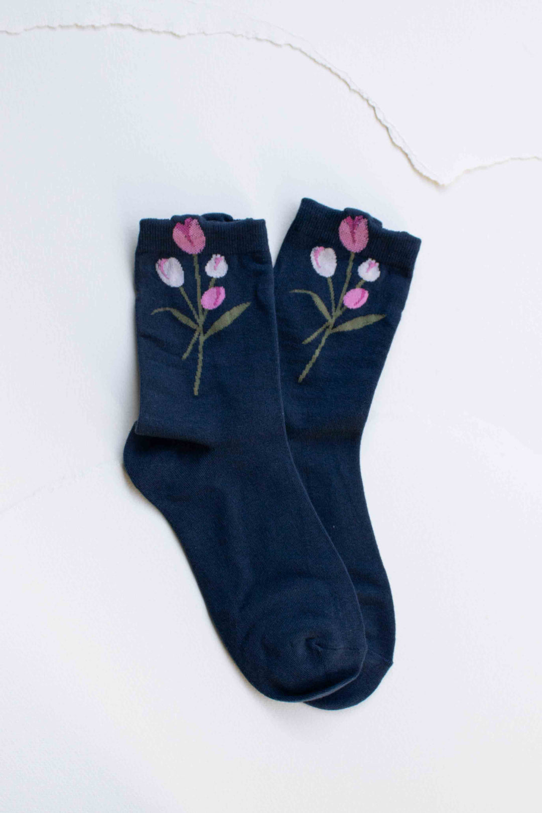 Tiepology | Tulip Bloom Cotton Blend Socks
