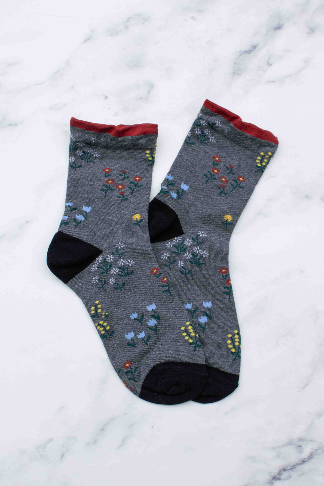 Tiepology | Women's Penelope Floral Casual Socks