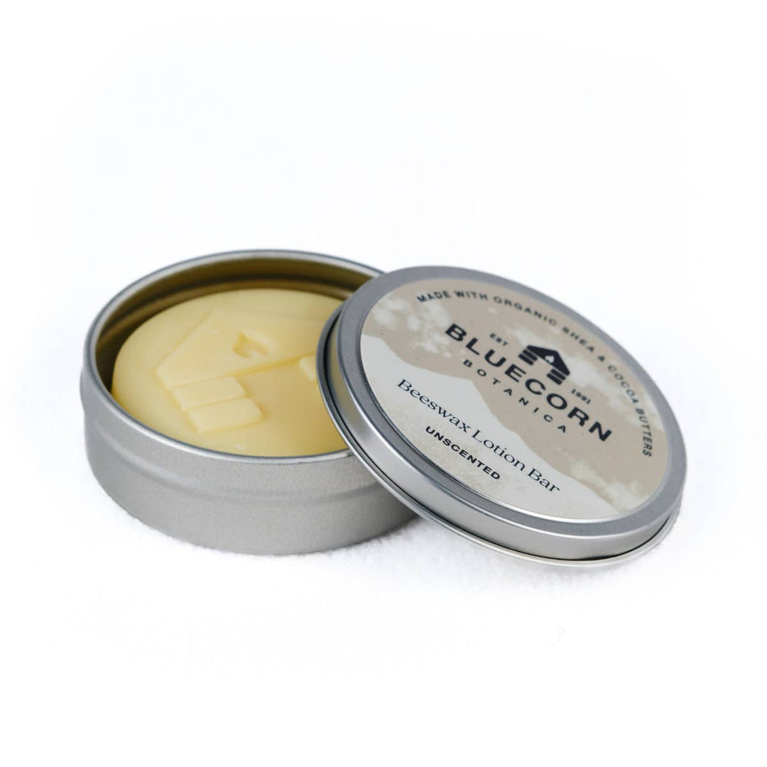 Bluecorn Candles | Hydrating Beeswax Lotion Bars with Shea Butter, Cocoa Butter and Vitamin E