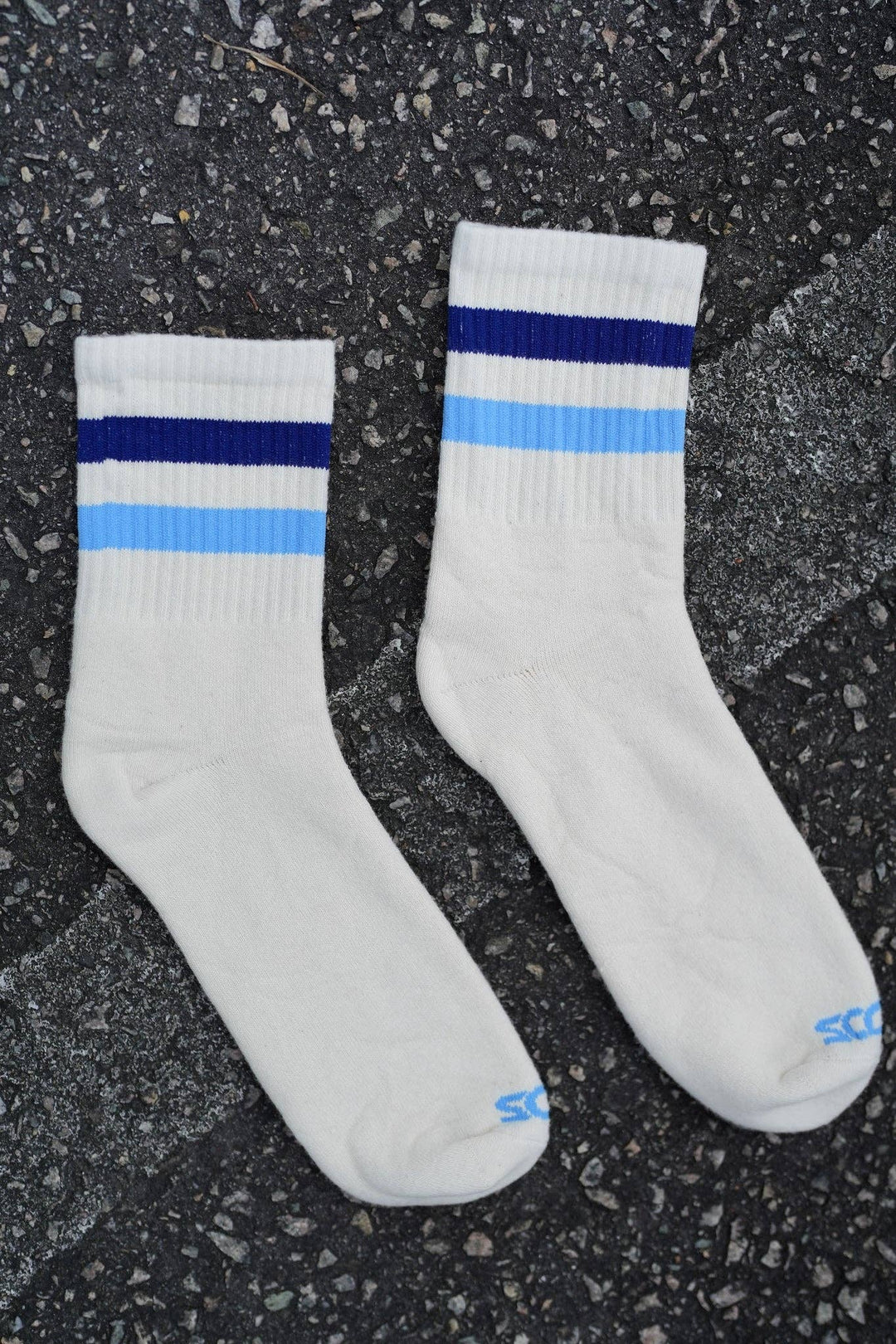 Socco | Shorty's Blue Shades Striped Tube Sock