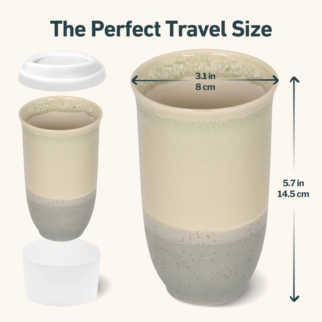 Nova Ceramics | Ceramic Travel Mug – Reusable & Stylish