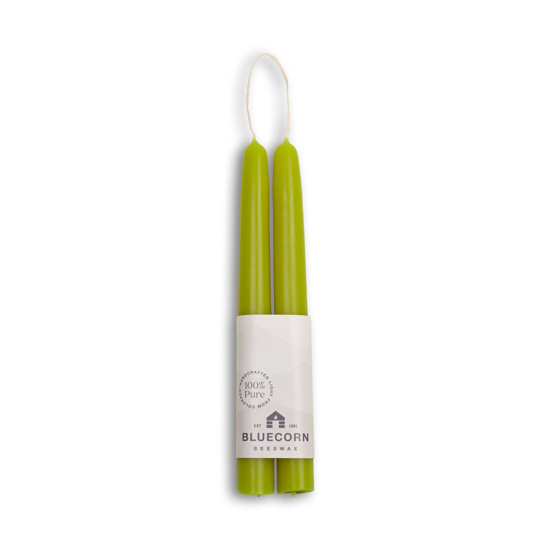 Bluecorn | Beeswax Taper Candles – Dripless & Handmade in USA