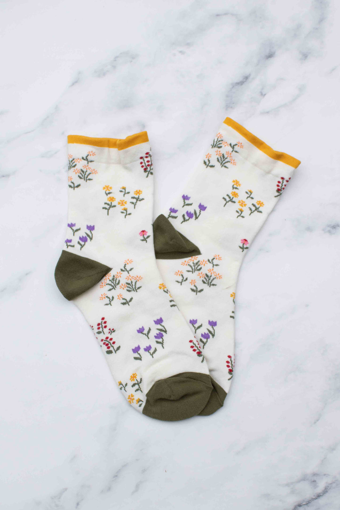 Tiepology | Women's Penelope Floral Casual Socks