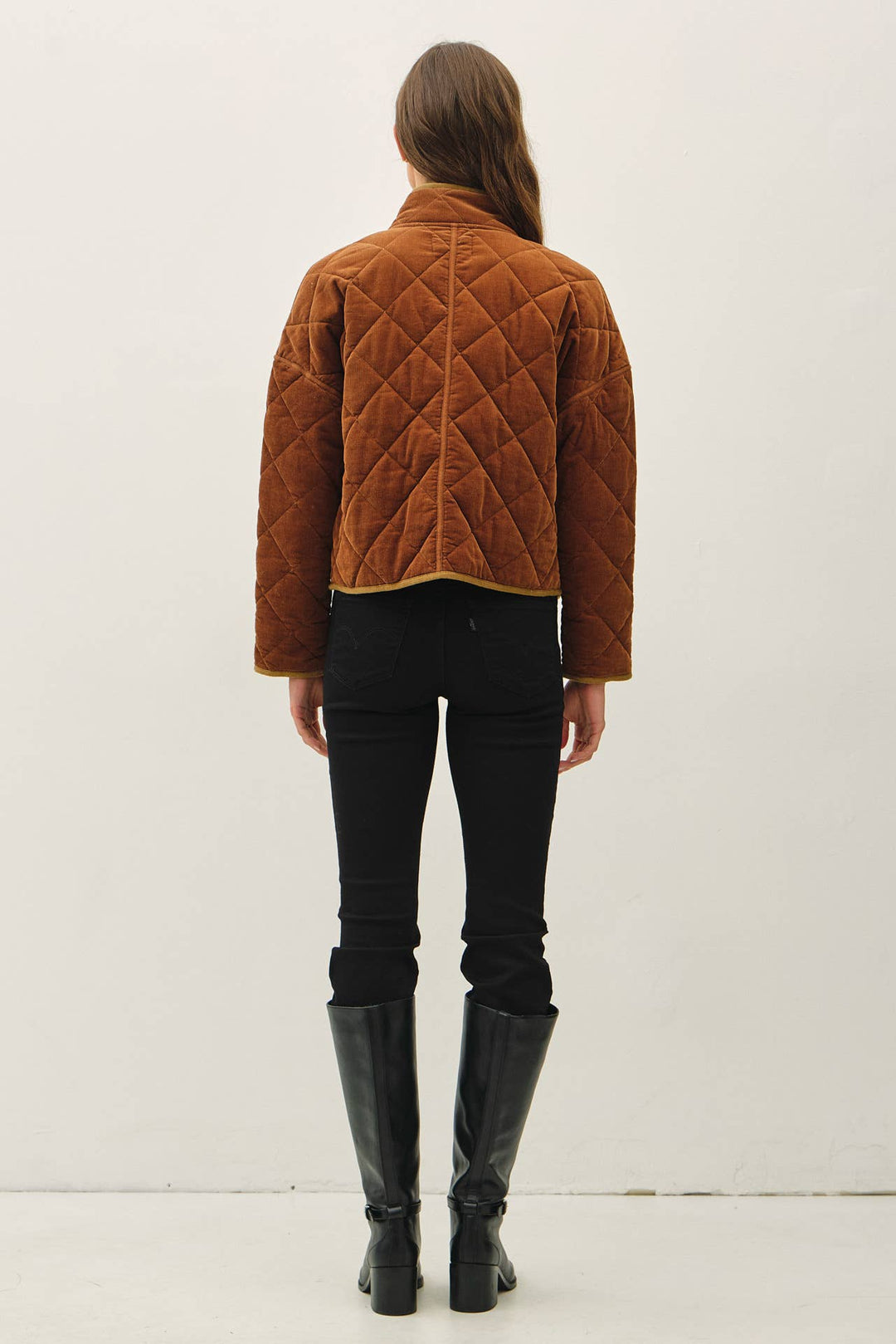 Be Cool | Corduroy Quilted Puffer Jacket