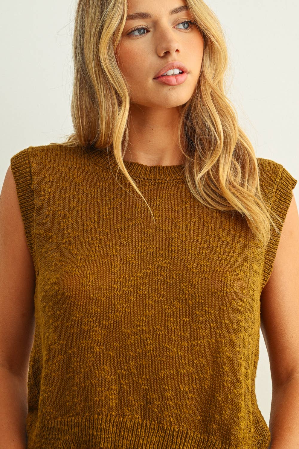 Miou Muse | Ombre Style Sleeveless Knitted Top