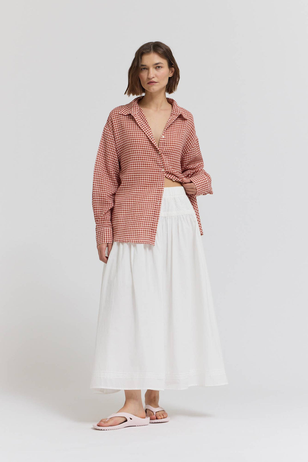 Grade and Gather | Button Up Checkered Shirt