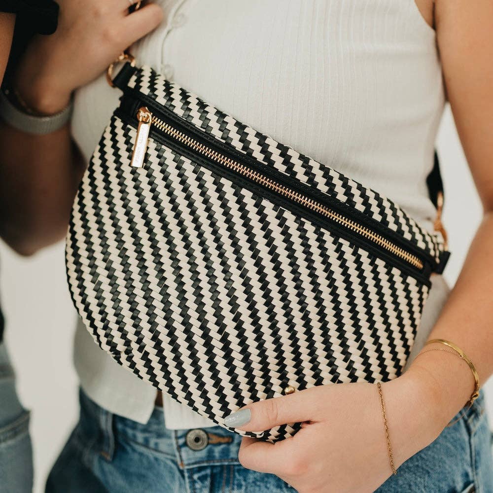 Pretty Simple |Diagonal Woven Westlyn Bum Bag