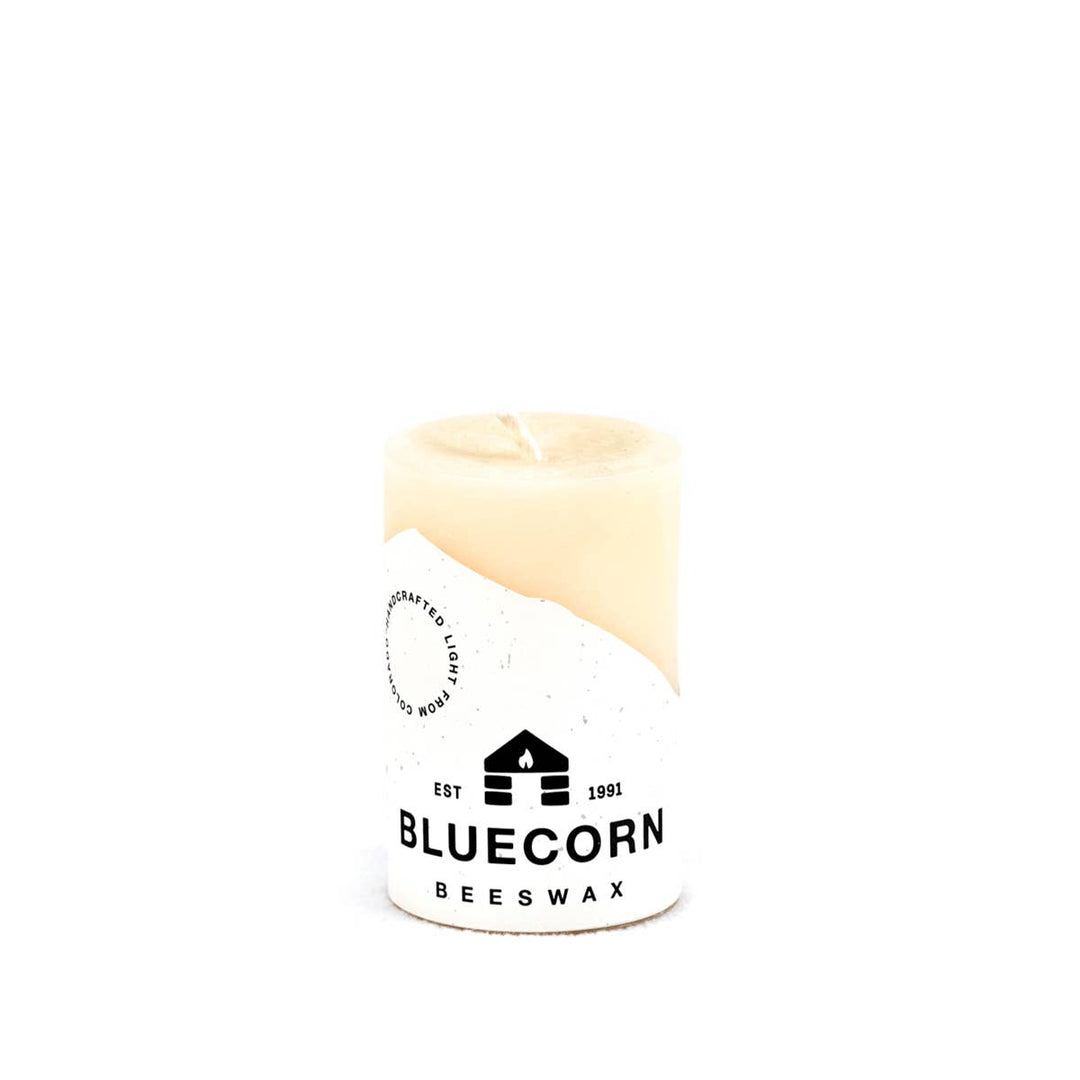 Bluecorn | Pure Beeswax Pillar Candles – Handmade in USA