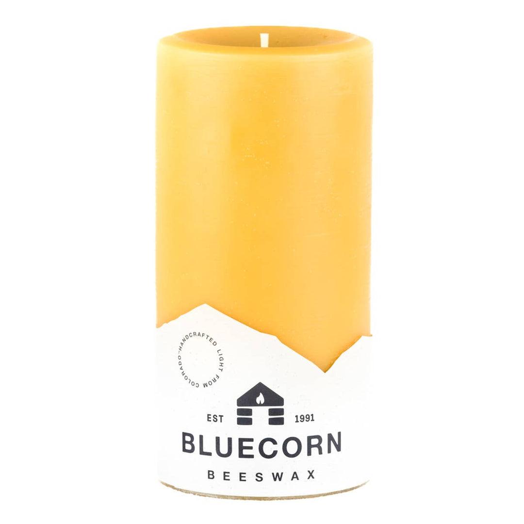 Bluecorn | Pure Beeswax Pillar Candles – Handmade in USA
