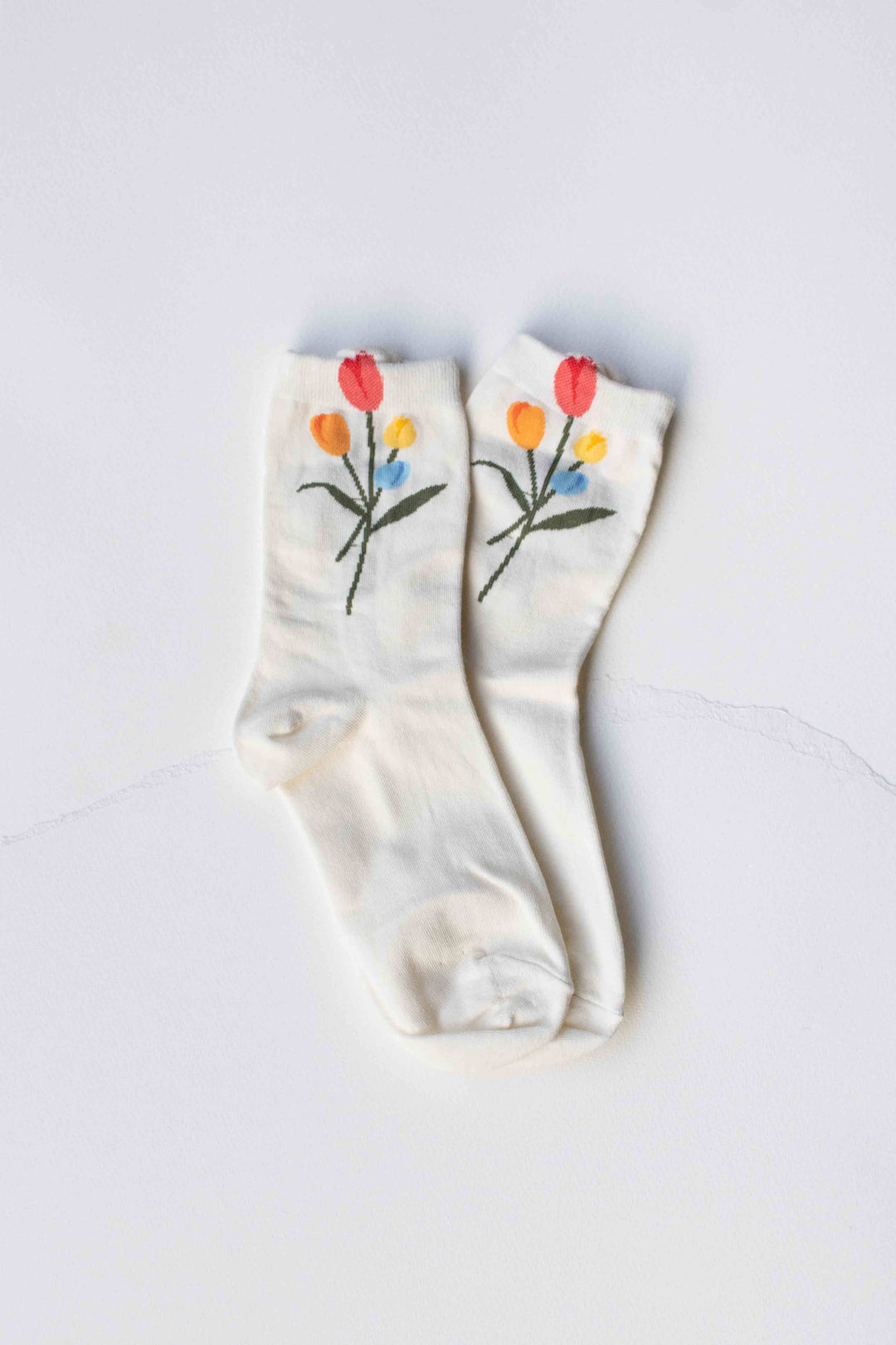 Tiepology | Tulip Bloom Cotton Blend Socks