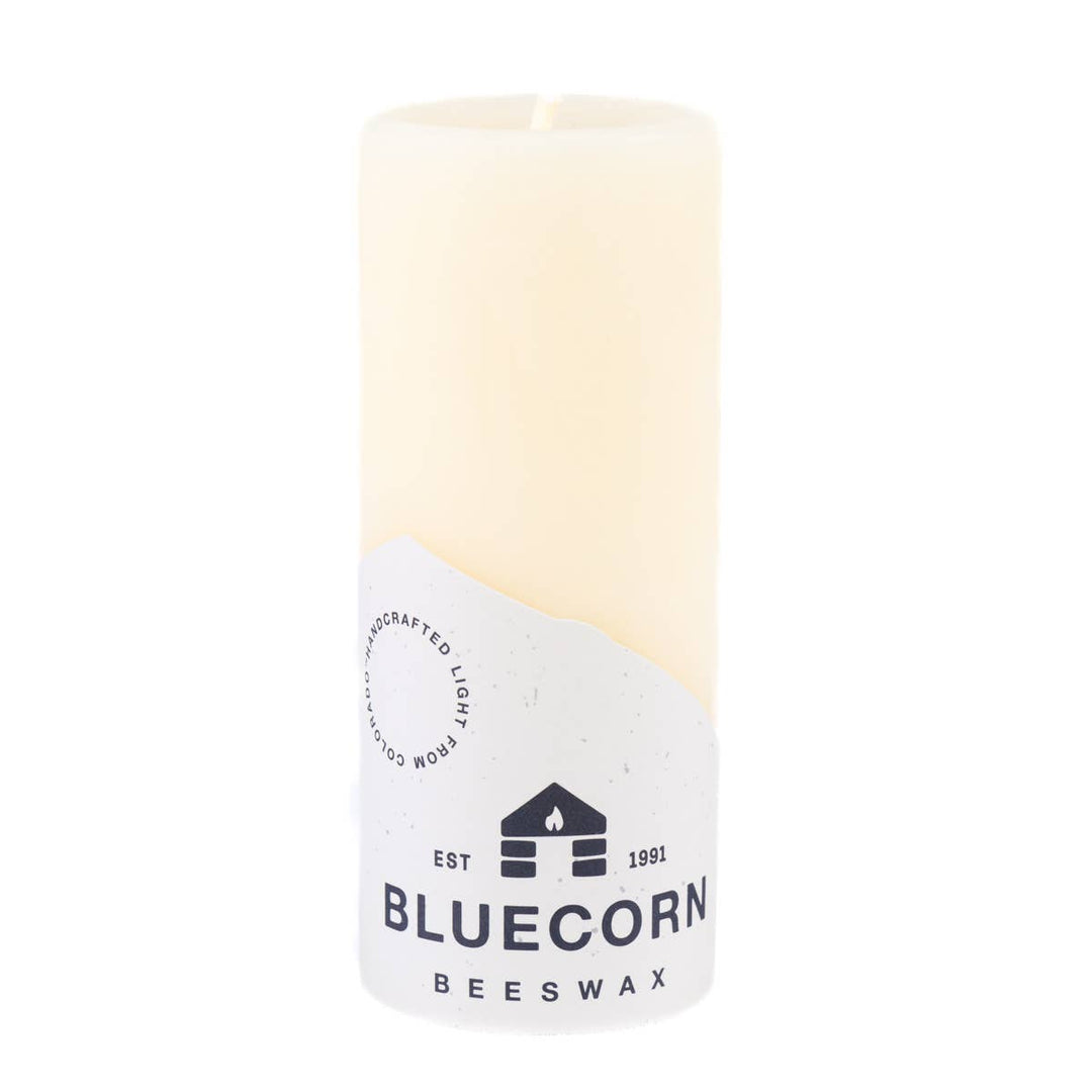 Bluecorn | Pure Beeswax Pillar Candles – Handmade in USA