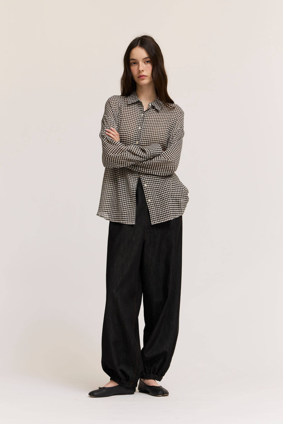 Grade and Gather | Button Up Checkered Shirt