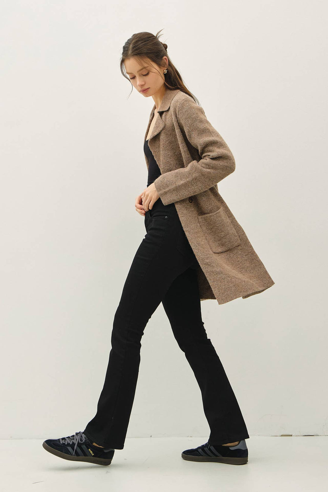 Be Cool | Open Basic Sweater Coat