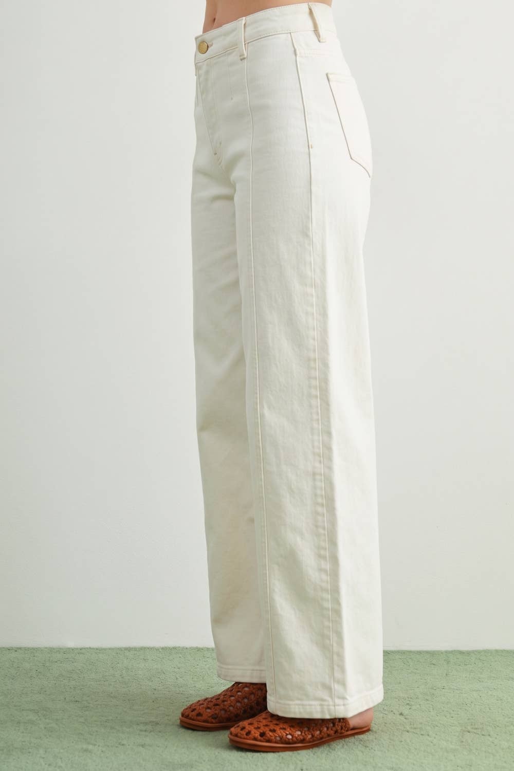 Miou Muse | Washed Color Stretch Pants