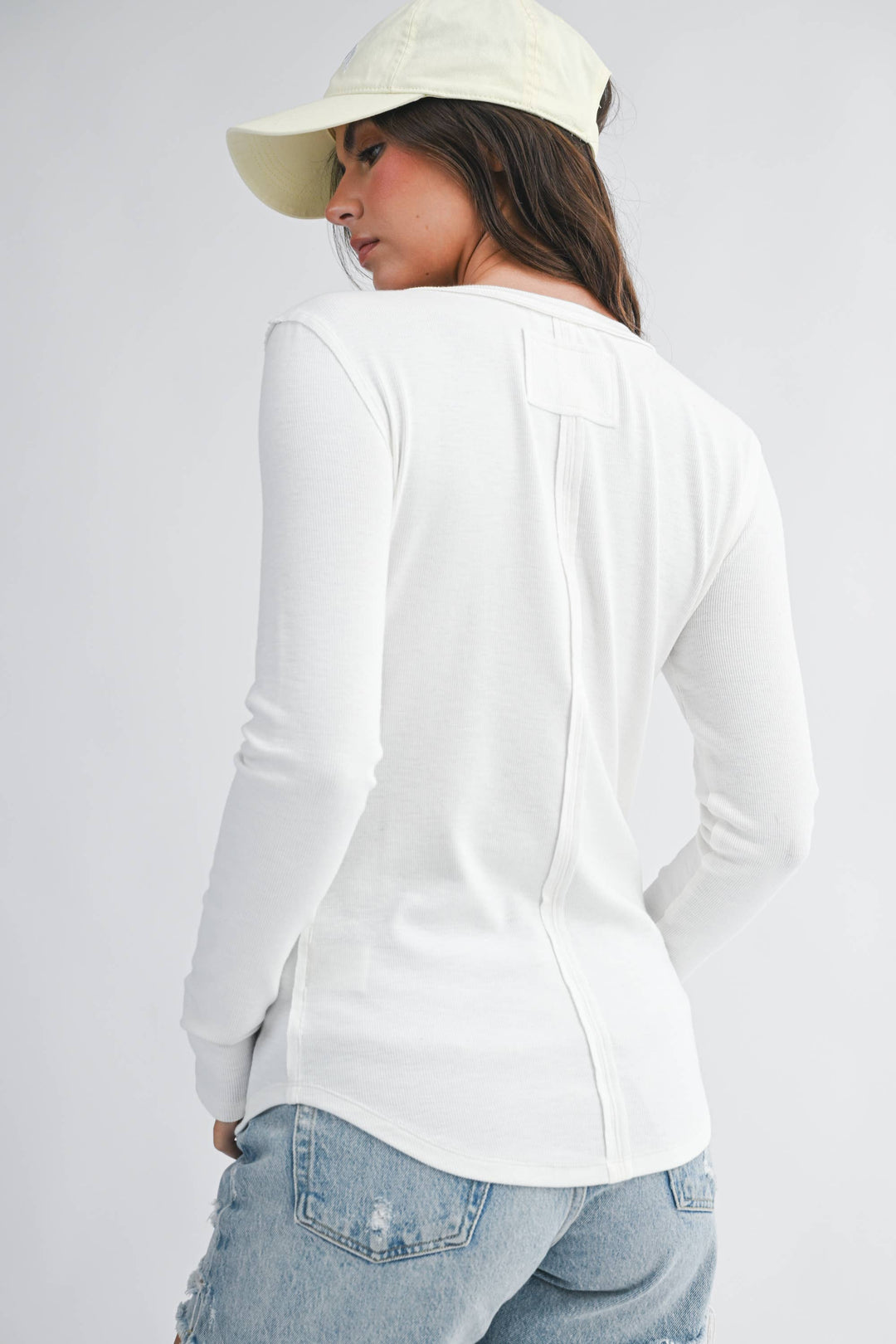 Aemi and Co |Henley Long Sleeve Top