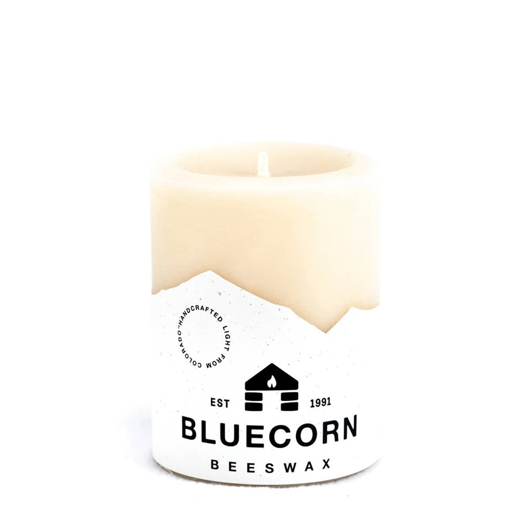 Bluecorn | Pure Beeswax Pillar Candles – Handmade in USA