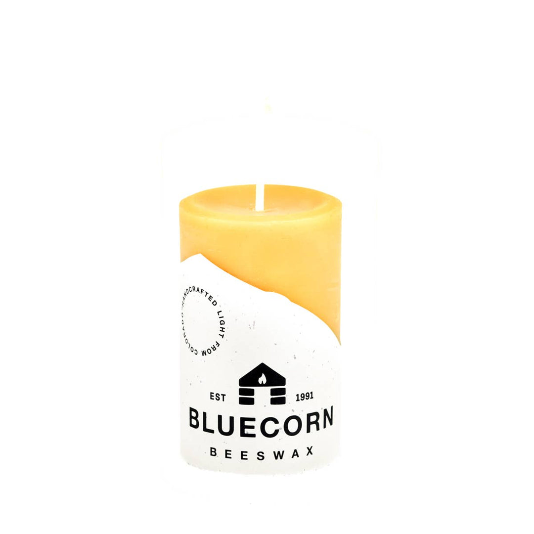 Bluecorn | Pure Beeswax Pillar Candles – Handmade in USA