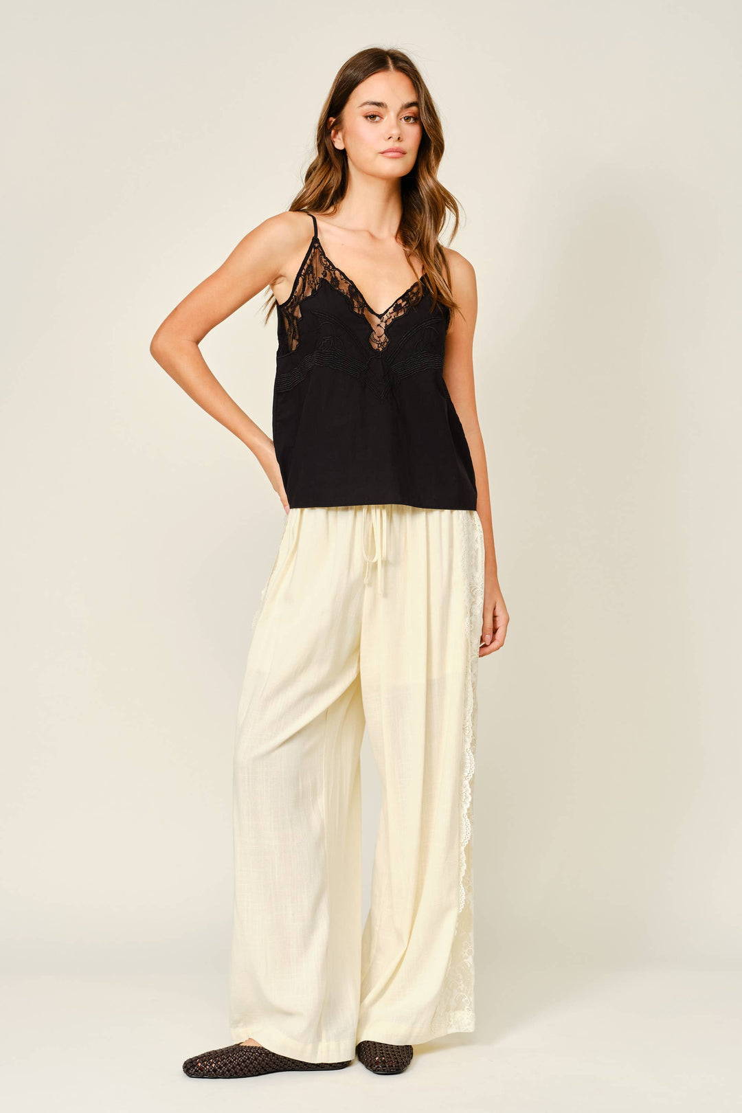 Aaron and Amber | Lace detail Lounge Wear Cami