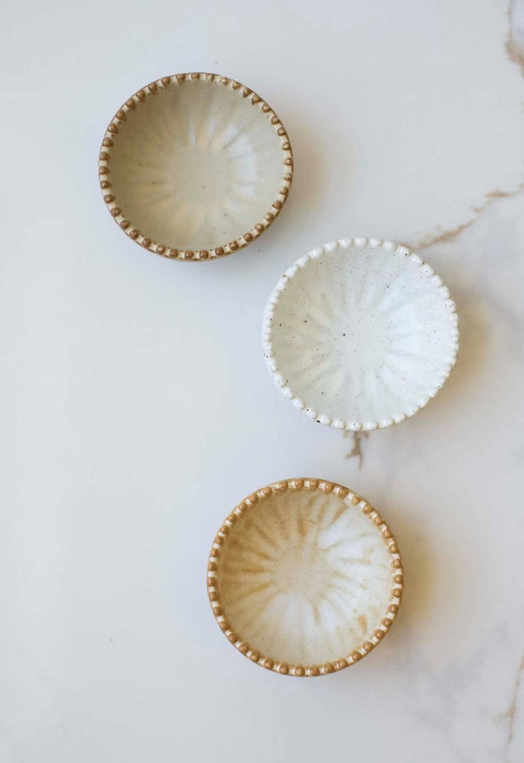Fodery | Ruffled Edge Ceramic Pinch Bowls