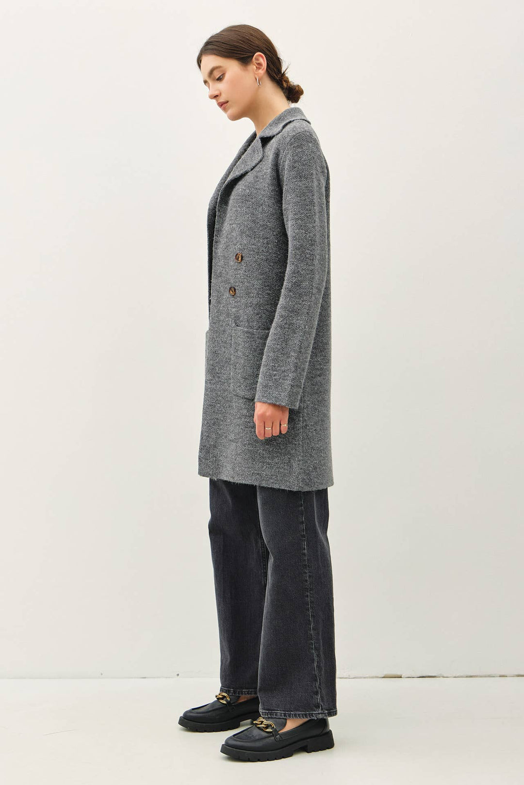 Be Cool | Open Basic Sweater Coat
