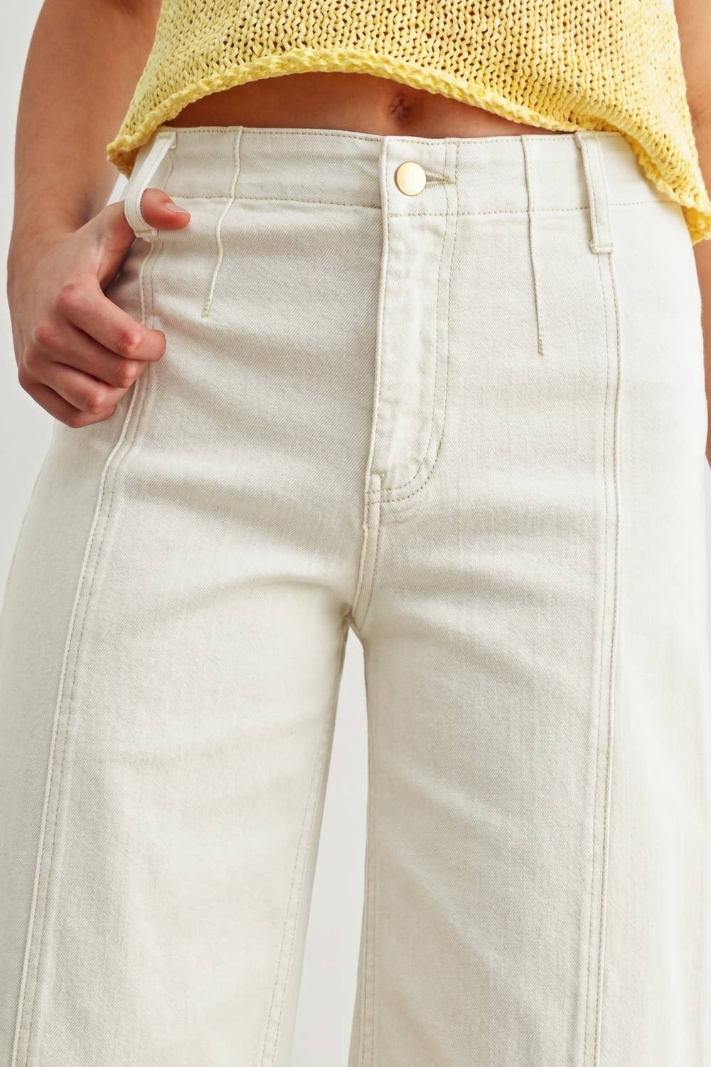 Miou Muse | Washed Color Stretch Pants