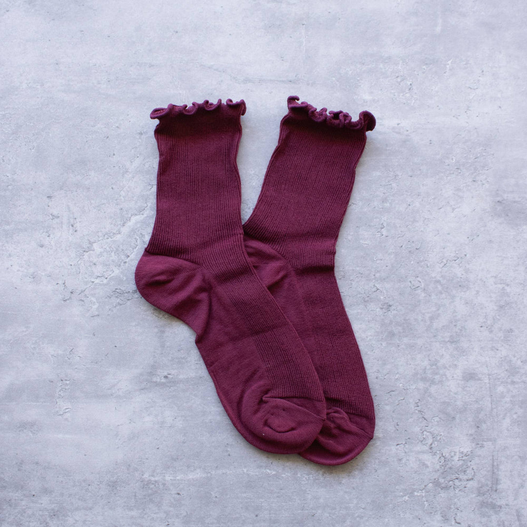 Tiepology | Wednesday Ruffle Socks