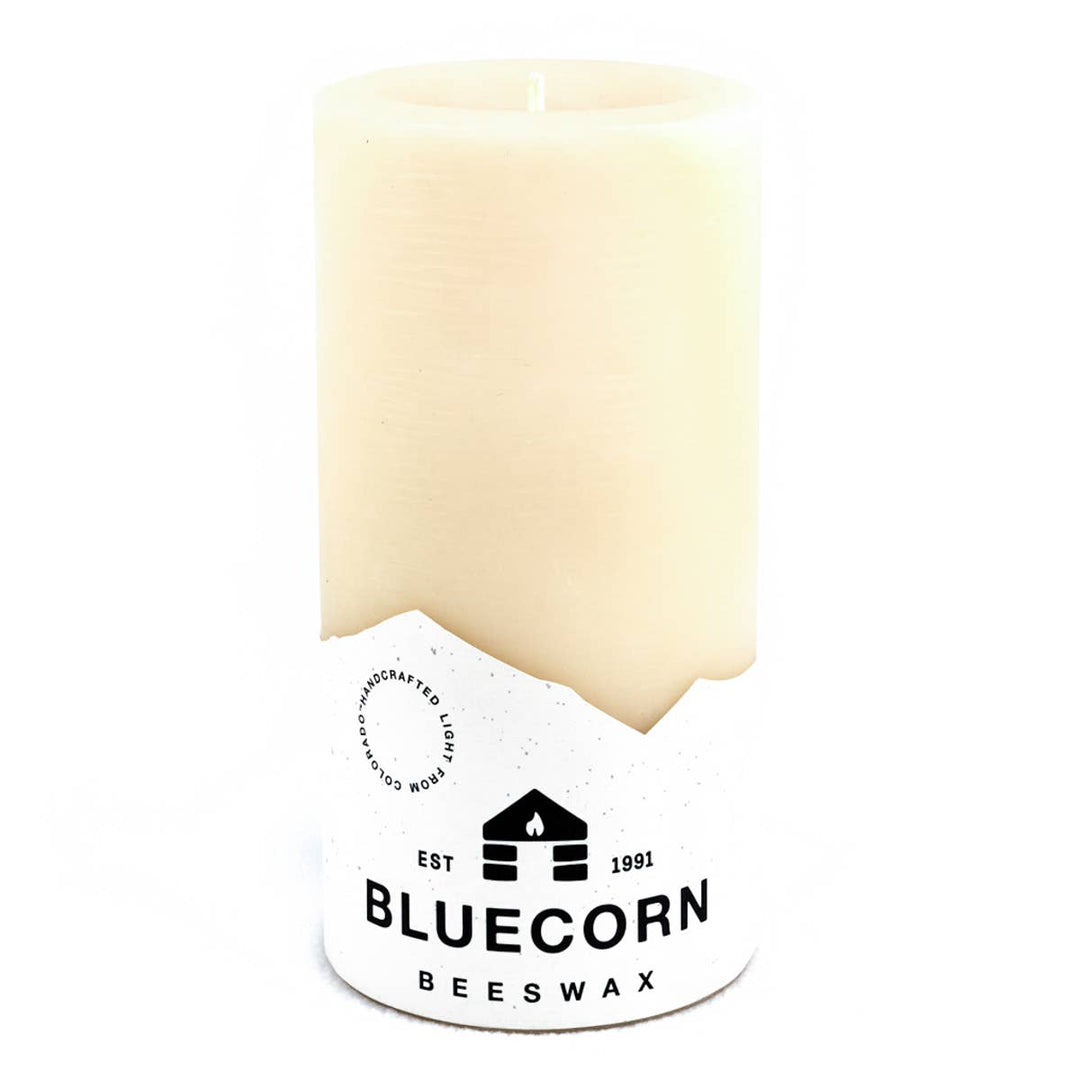 Bluecorn | Pure Beeswax Pillar Candles – Handmade in USA