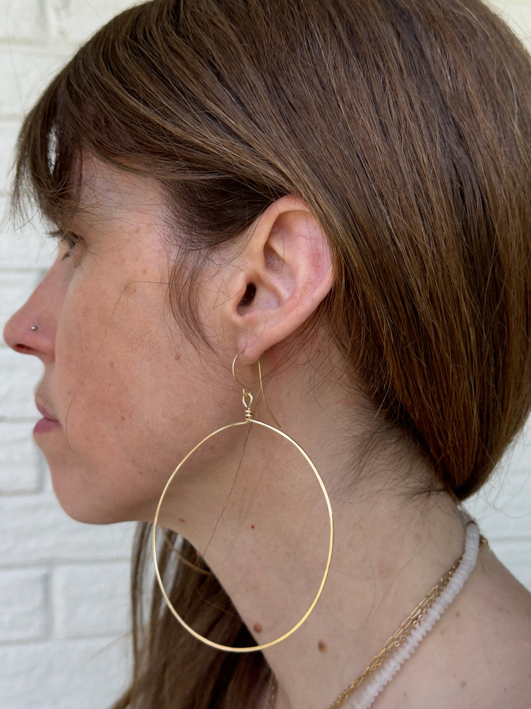 Three Arrows Boutique || Light Weight Gold Hoop Earrings