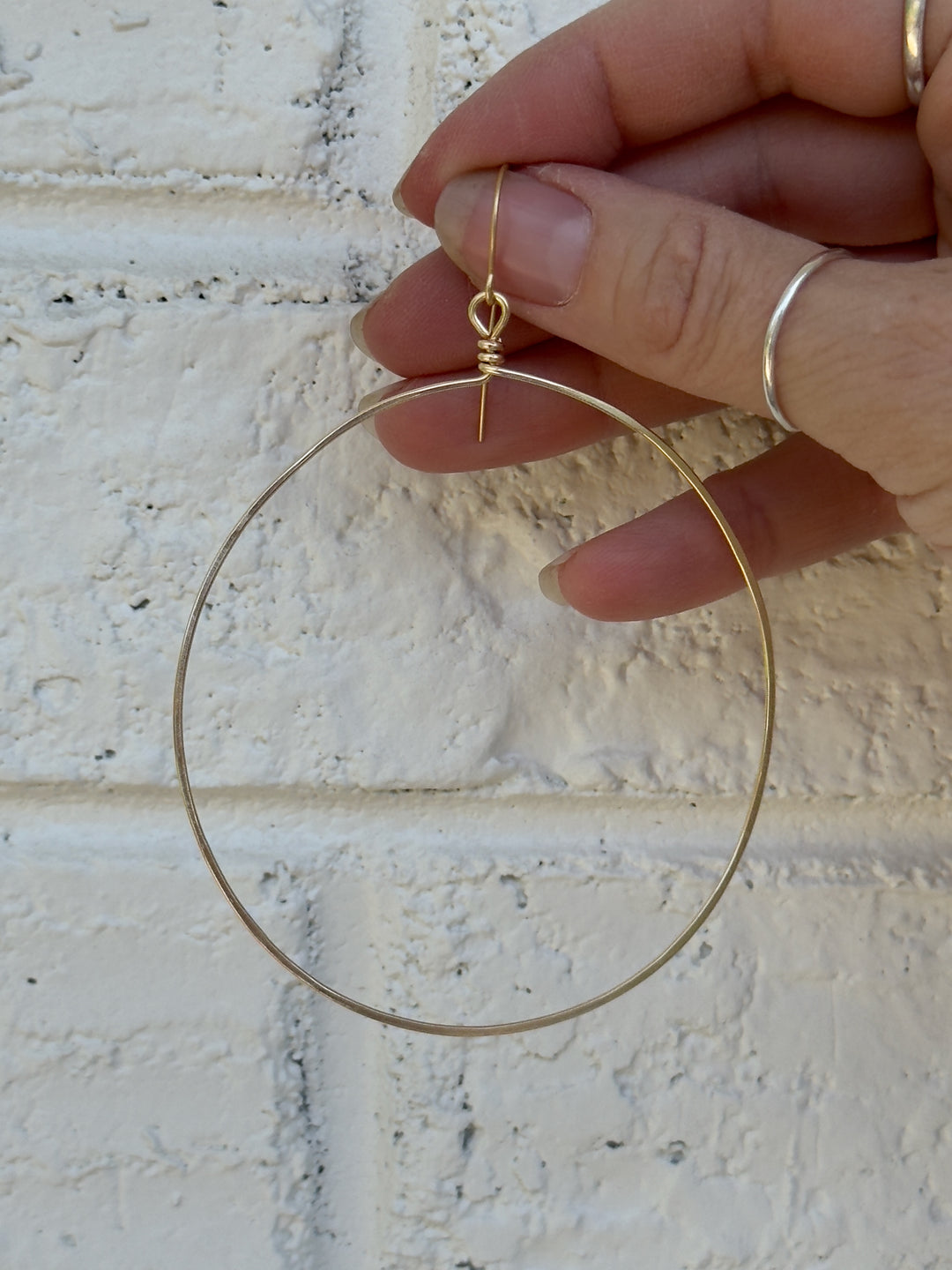 Three Arrows Boutique || Light Weight Gold Hoop Earrings